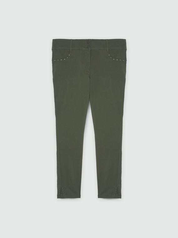 LENZING™ ECOVERO™ viscose skinny trousers