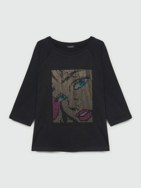 T-Shirt im Pop-Art-Stil