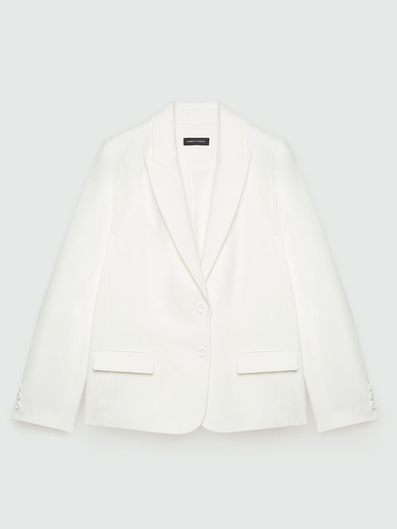 Weißer Blazer