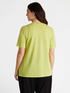 T-shirt in raso e jersey lurex image number 1