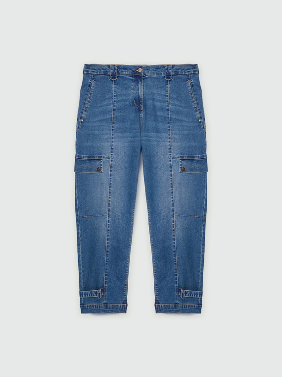 Jeans cargo modello balloon