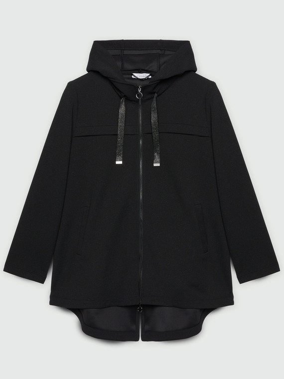 Parka con cappuccio e coulisse