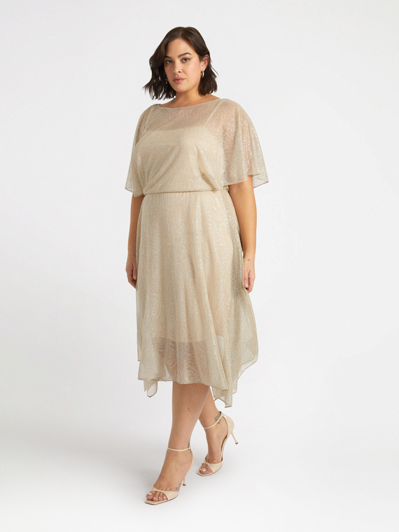 Vestito in jersey lurex