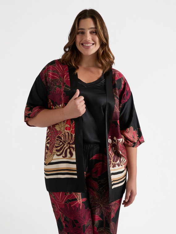 Kimono dalla stampa tropicale