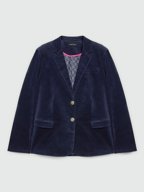 Blazer de terciopelo