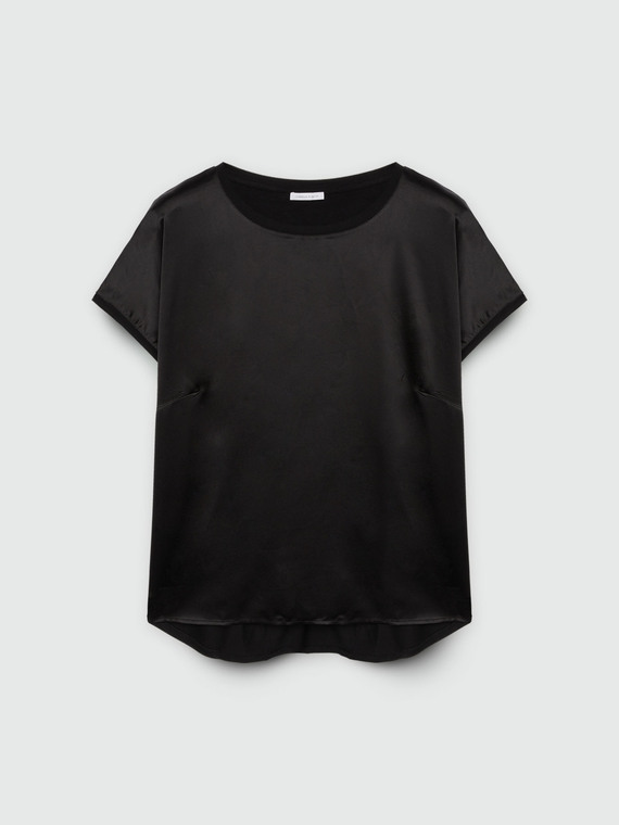 Blusa de raso