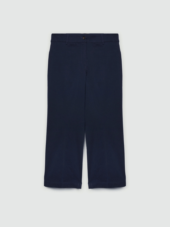 LENZING™ ECOVERO™ viscose cropped trousers