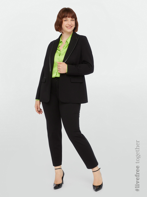 LENZING™ ECOVERO™ viscose satin shirt