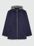 Parka con cappuccio a righe image number 5