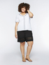 Short trousers with lace border image number 3