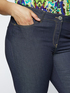 Capri-Jeans mit Steppnähten in Kontrastfarbe image number 2