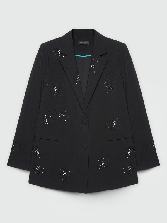 Blazer lungo con punti luce