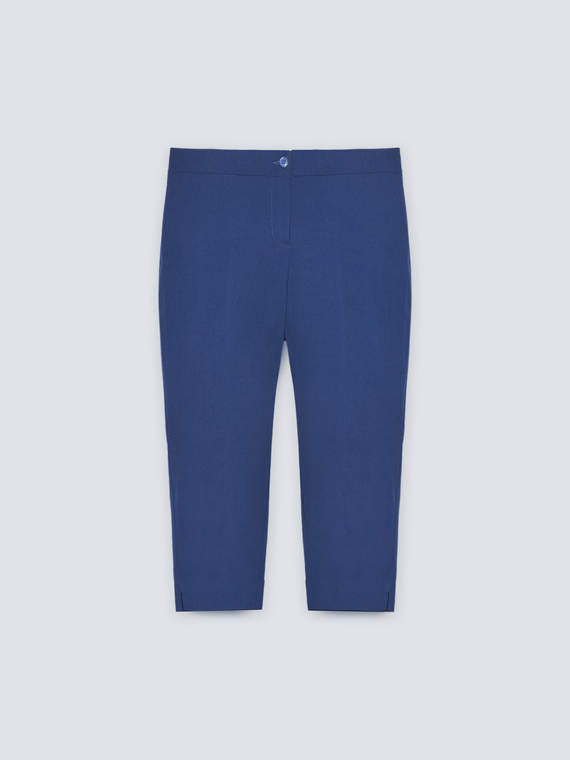 Pantalon Capri en tissu stretch