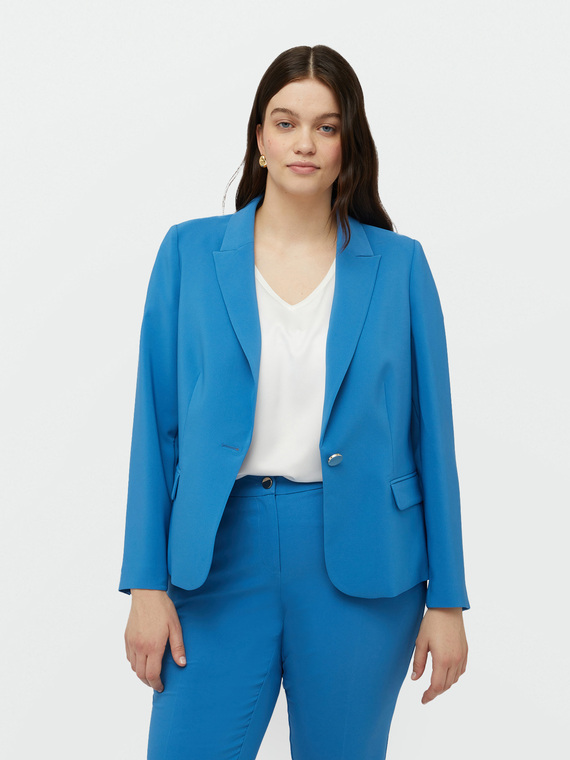 Blazer en tissu crêpe