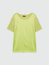 T-shirt in raso e jersey lurex image number 4