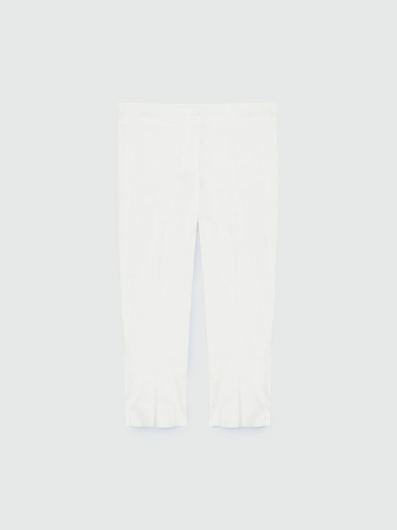 Pantalon Capri en tissu stretch