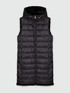 Gilet lungo reversibile con zip e cappuccio image number 6