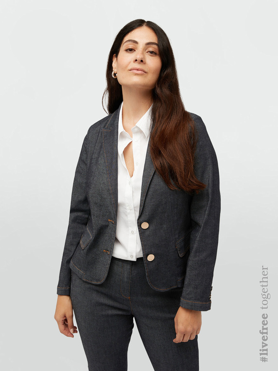 Blazer aus Denim