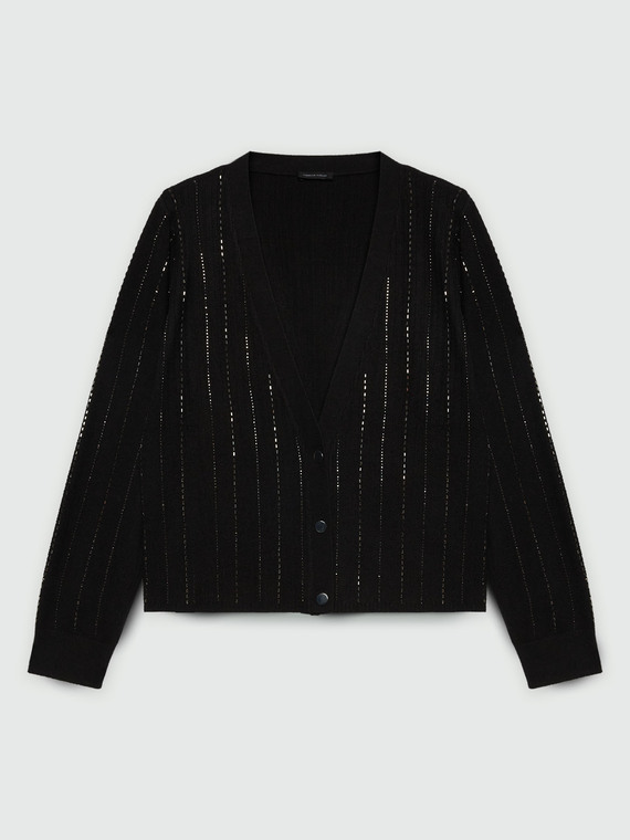 LENZING™ ECOVERO™ viscose embroidered cardigan