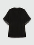 Blusa plissé con scollo a V image number 4