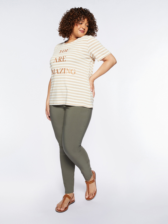 Jeggings with elasticated waist
