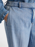 Jeans Wide Leg con fibre in TENCEL™​ image number 3