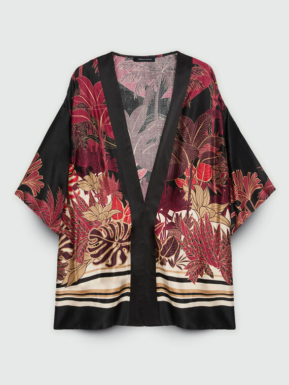 Kimono dalla stampa tropicale