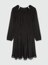 Kleid aus Stoff mit eingewebtem Muster image number 5