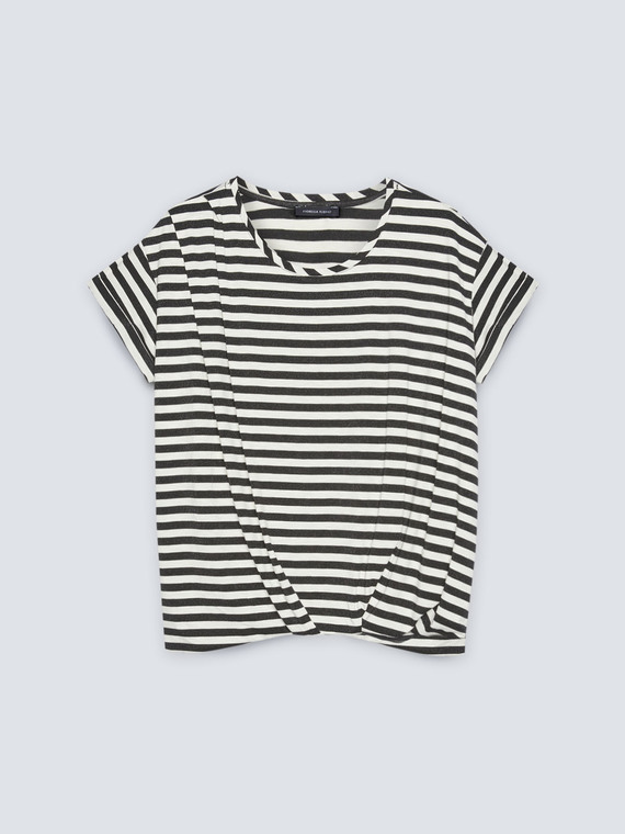 Striped T-shirt with curls