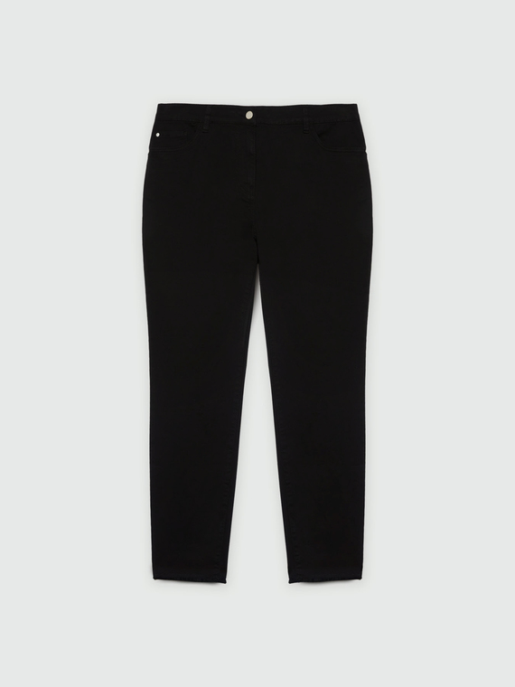 Pantaloni skinny in cotone
