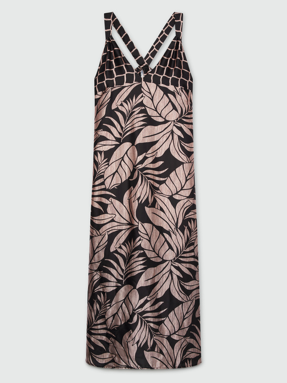 Long printed frock