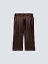 Pantaloni cropped in tessuto spalmato image number 4