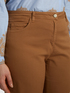 Pantaloni girl fit dritti in cotone con risvolto image number 3