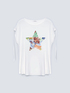 T-shirt con stella stampata image number 4
