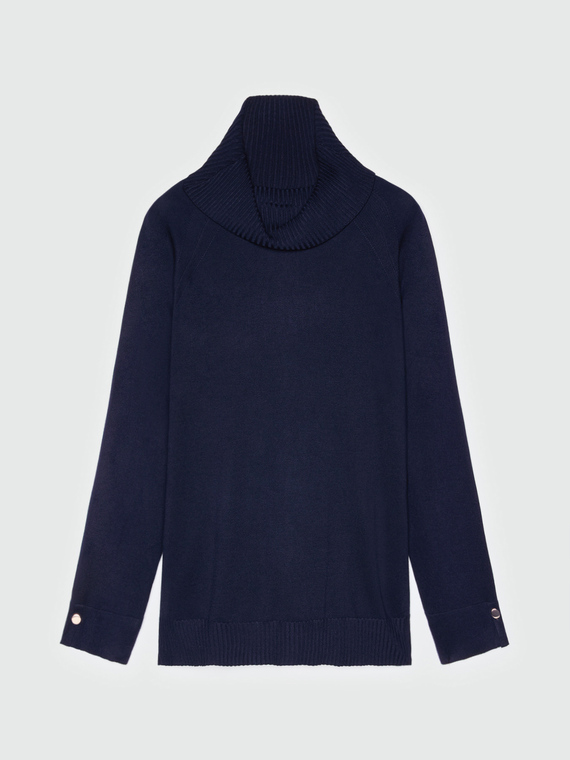 LENZING™ ECOVERO™ viscose turtleneck sweater