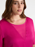 Blusa con inserto a V image number 3