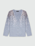 Cardigan con ricamo in paillettes image number 4