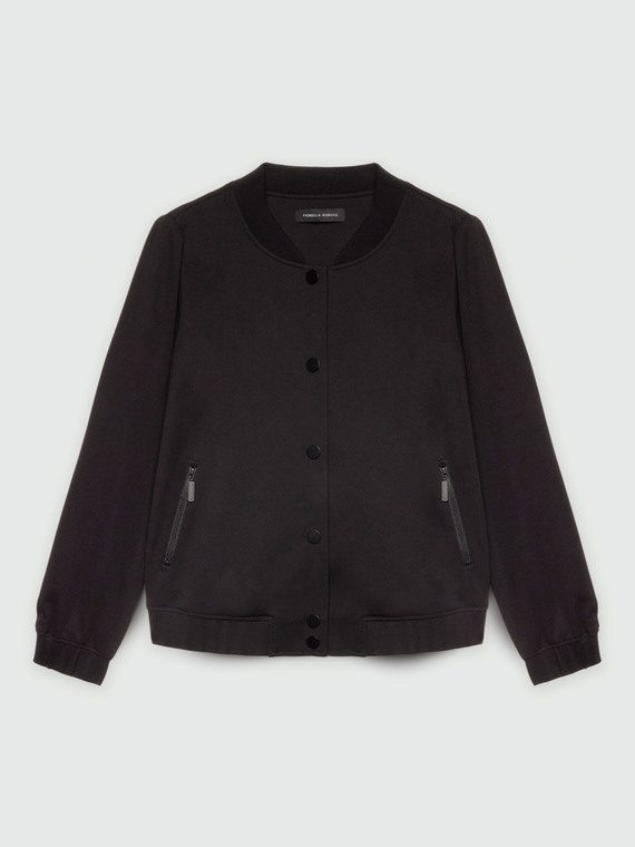 Bomber in tessuto stretch