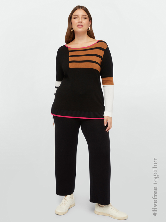 Colour-Block-Pullover