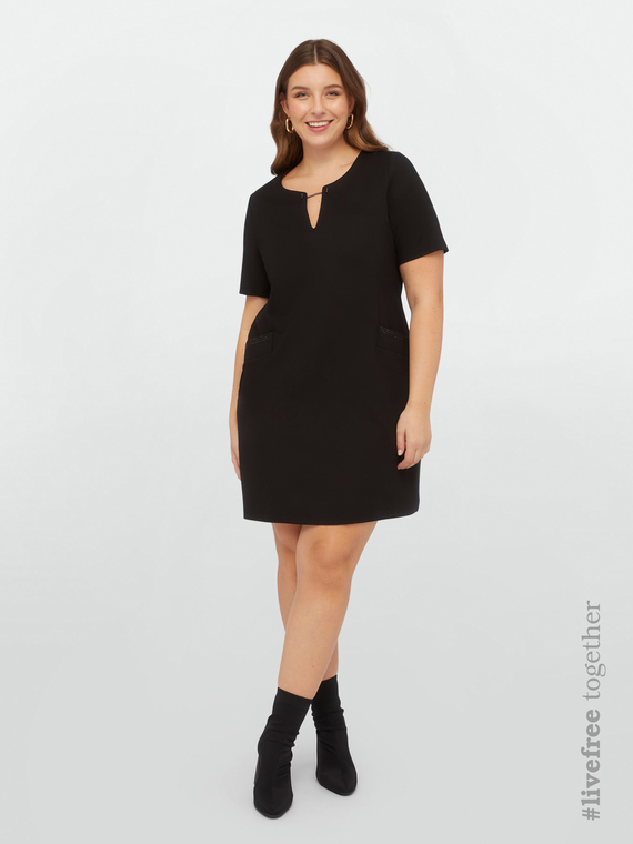 LENZING™ ECOVERO™ viscose jersey dress