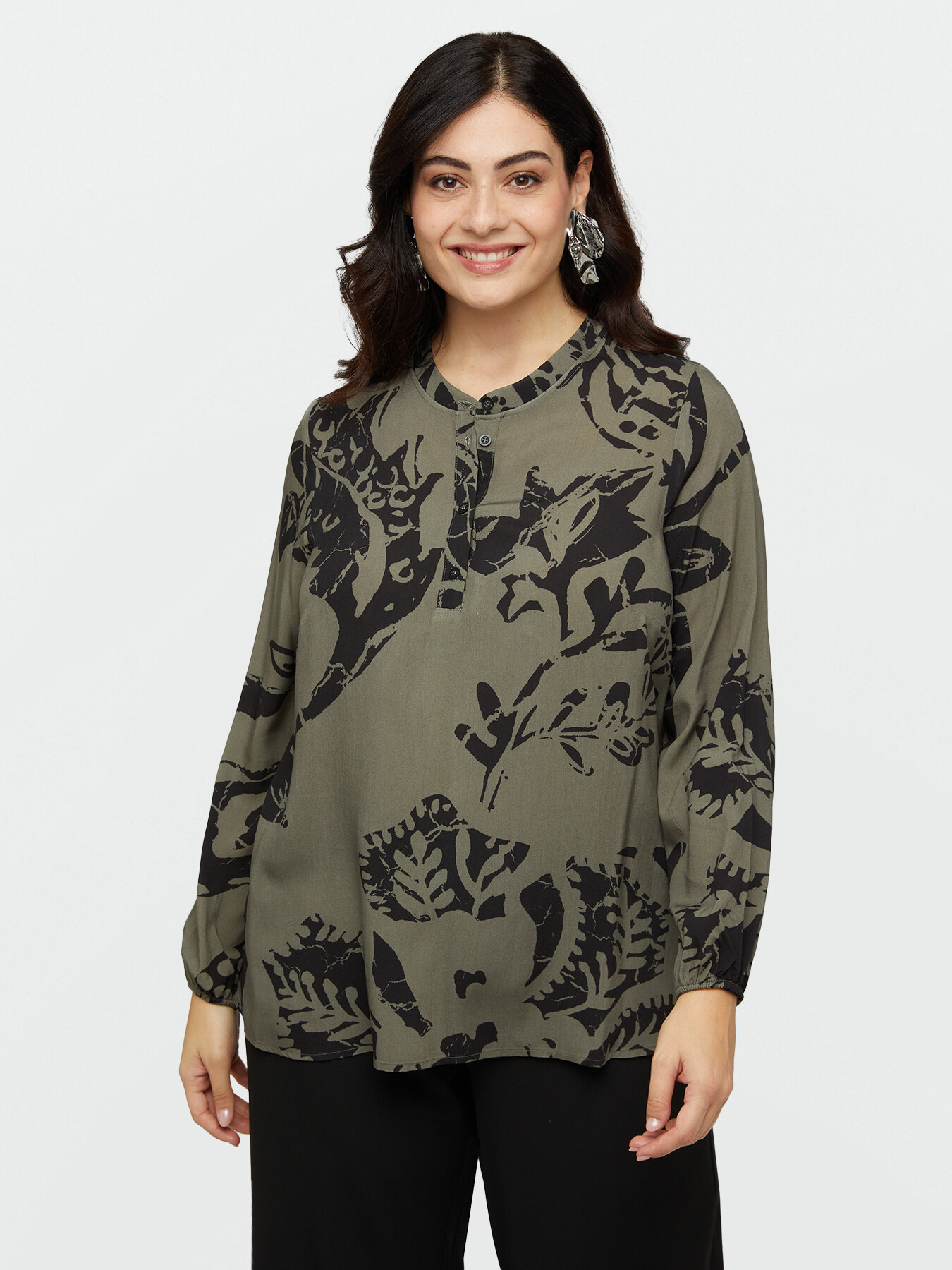 Blusa stampa paisley image number 0