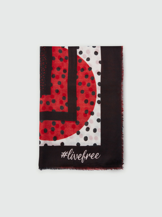 Foulard a pois