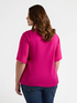 Blusa con inserto a V image number 1