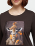 T-shirt maniche lunghe con stampa animali image number 3