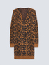 Cardigan lungo animalier image number 3