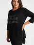 T-shirt con stampa motivazionale image number 3