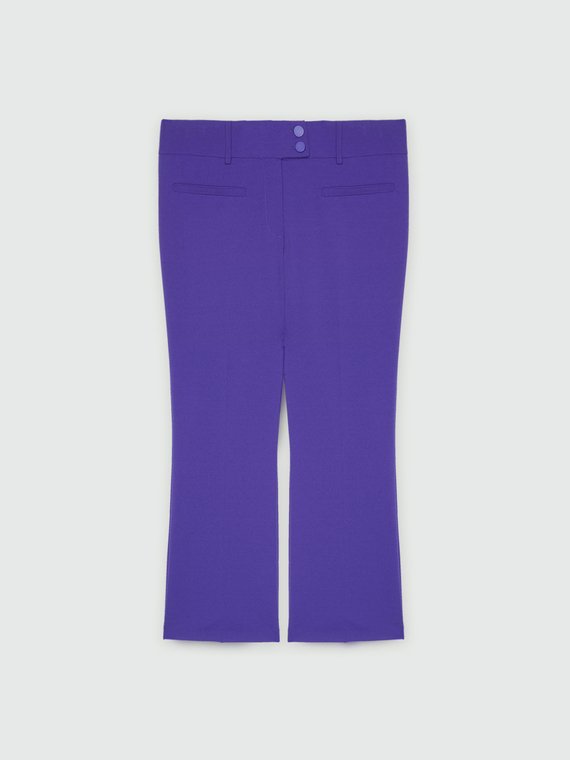 Kick flare trousers