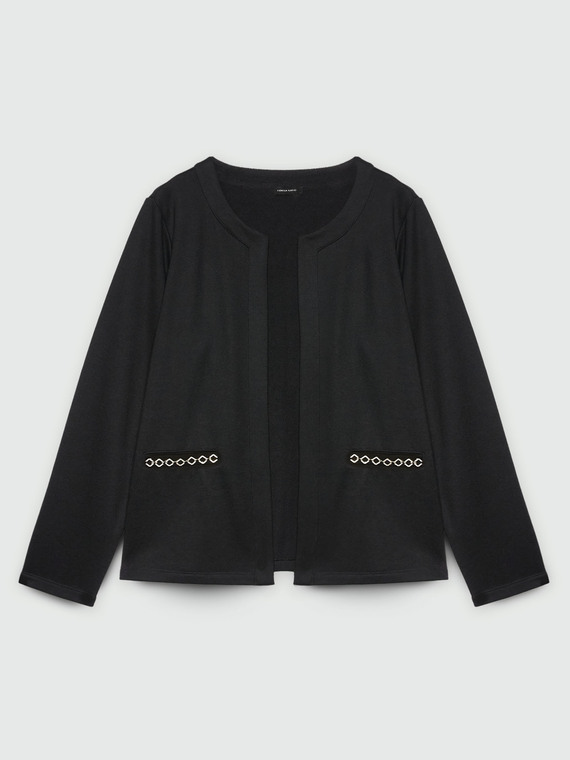 Short fleece jacket