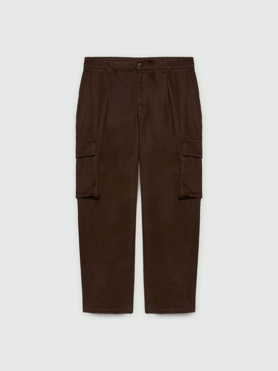 Moleskin cargo trousers