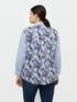 Camicia rigata con dietro a fiori image number 2